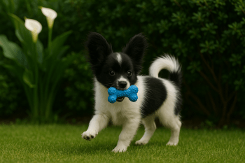 Chiot : Photos d'un Épagneul Nain Continental