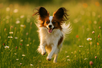 Chien : Photos d'un Épagneul Nain Continental