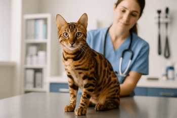 Chat : Photos prix d'un Bengal malade