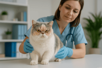 Chat : Photos prix d'un Exotic Shorthair malade