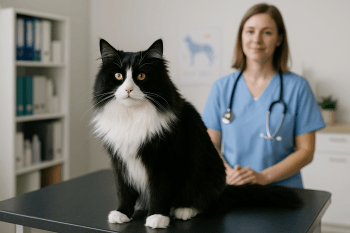 Chat : Photos prix d'un Norvégien malade