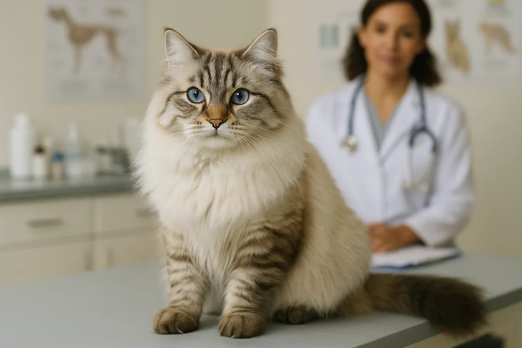 Chat : Photos prix d'un Sibérien malade