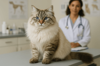 Chat : Photos prix d'un Sibérien malade