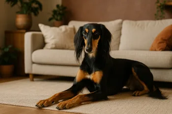 Chien : Photos prix d'un Saluki malade