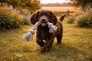 Chiot : Photo d'un jeune American Water Spaniel