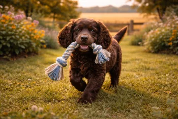 Chiot : Photo d'un jeune American Water Spaniel