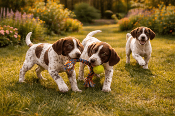 Chiot : Photo d'un Braque Français de Type Pyrénées