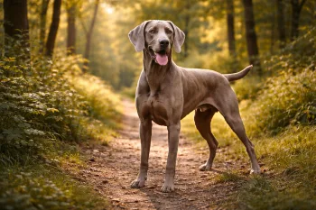 Chien : Photo d'un Braque de Weimar