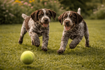 Chiot : Photo d'un jeune Cesky Fousek (Spinone Tchèque)