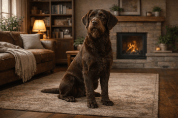 Chien : Photo d'un Cesky Fousek (Spinone Tchèque) malade