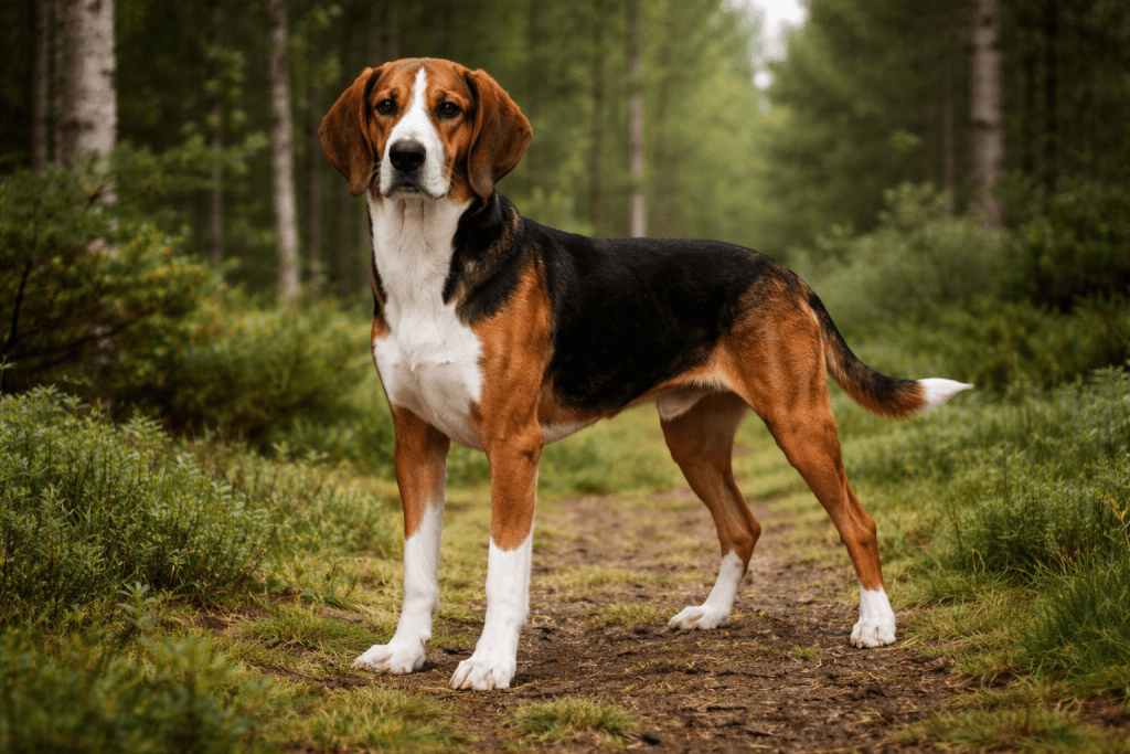 Chien : Photo d'un Chien Courant Finnois