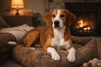 Chien : Photo d'un Chien Courant de Hygen malade