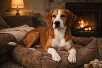 Chien : Photo d'un Chien Courant de Hygen malade