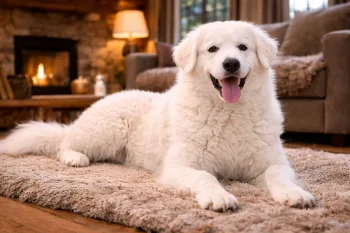 Chien : Photos prix d'un Kuvasz malade