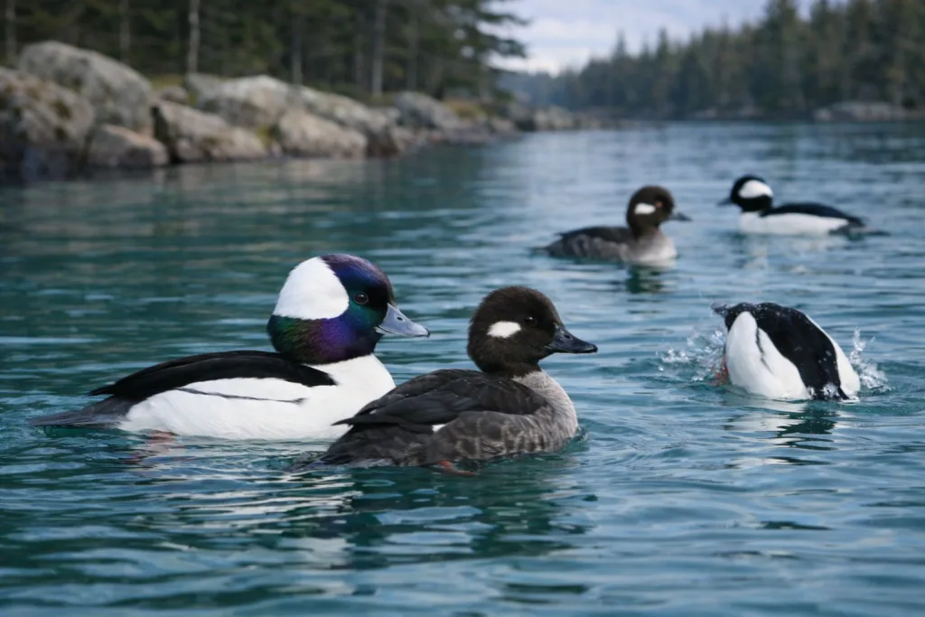 Garrot Albéole : Photo d'un canard