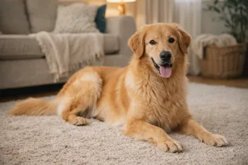 Chien : Photo d'un Hovawart malade
