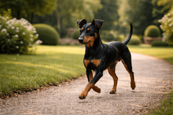 Chien : Photo d'un Manchester Terrier