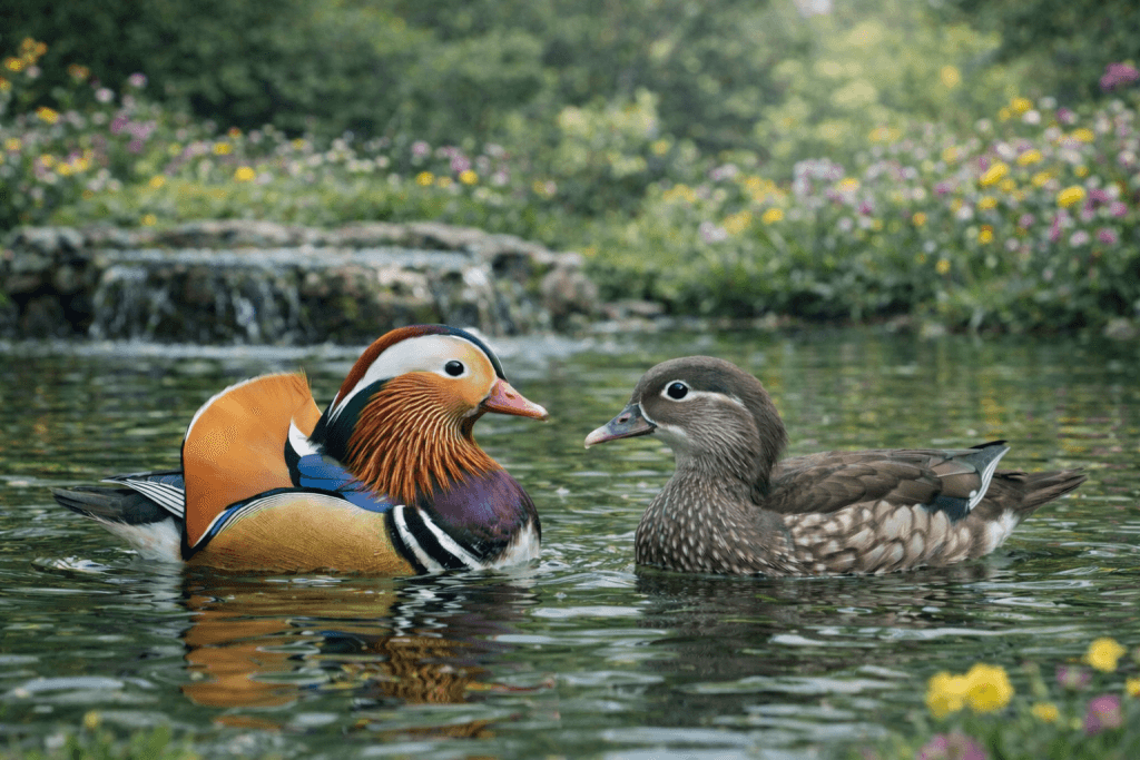 Mandarin : Photo d'un canard