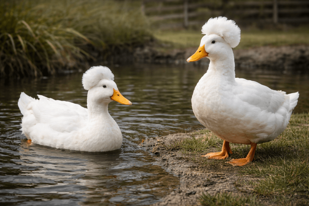 Pompon : Photo d'un canard