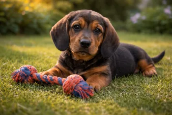 Chiot : Photo d'un Basset des Alpes
