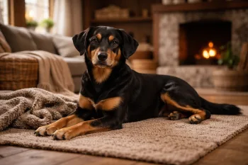 Chien : Photo d'un Chien Courant du SmÄland malade