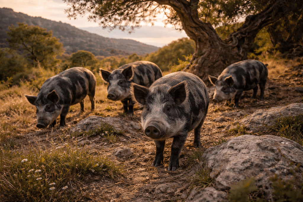 Corse : Photo d'un cochon