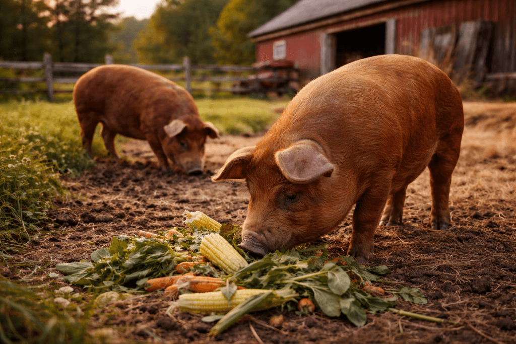 Duroc : Photo d'un cochon
