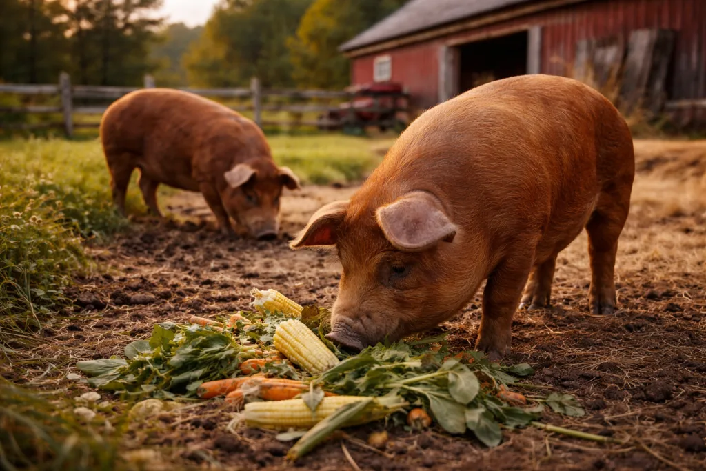 Duroc : Photo d'un cochon