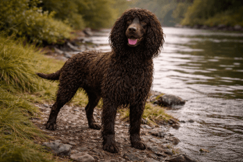 Chien : Photo d'un Épagneul d'Eau Irlandais