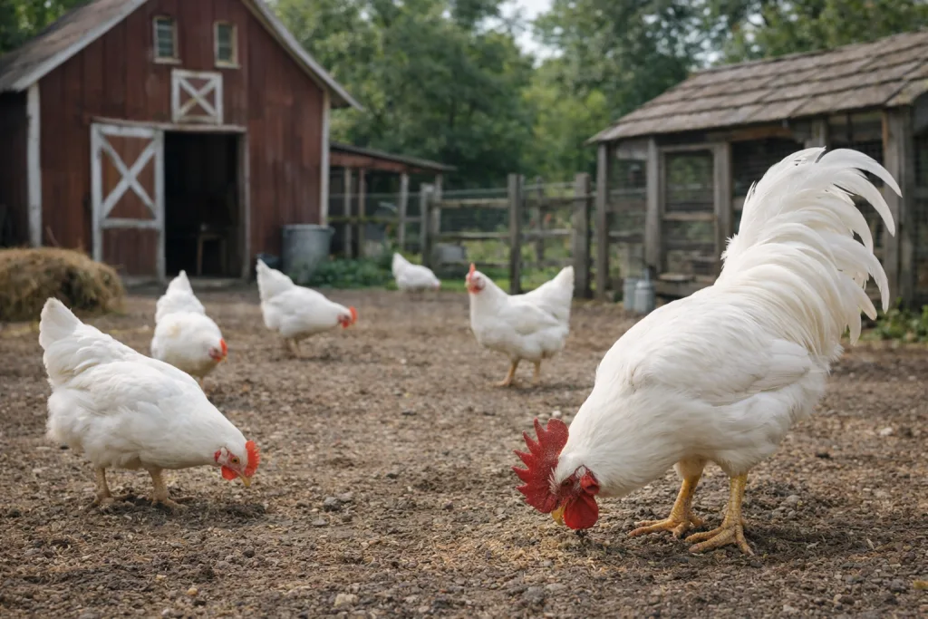 Leghorn : Photo d'un poule