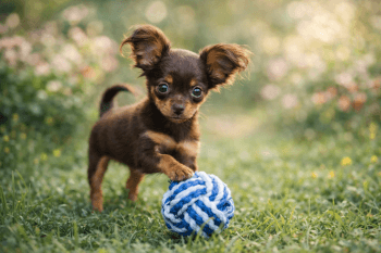 Chiot : Photo d'un Petit Chien Russe
