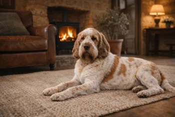 Chien : Photo d'un Spinone malade