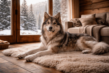 Chien : Photo d'un Utonagan malade