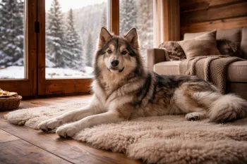 Chien : Photo d'un Utonagan malade