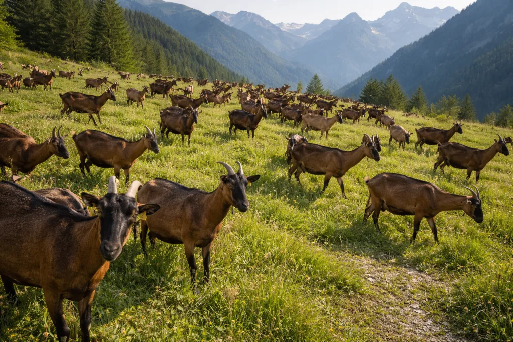 Alpine : Photo d'un chevre