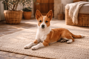 Chien : Photo d'un Podengo Portugais malade
