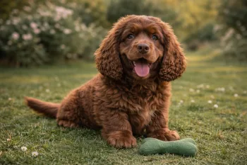 Chiot : Photo d'un Sussex Spaniel