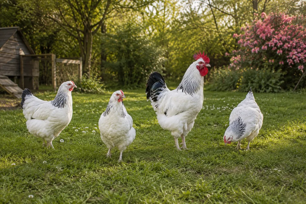 Bourbonnaise : Photo d'un poule