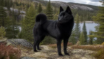 Chien d'Élan Norvégien Noir
