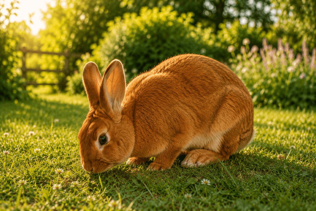 Fauve de Bourgogne : Photo d'un lapin