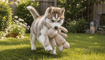 Chiot : Photo d'un Husky de Sibérie