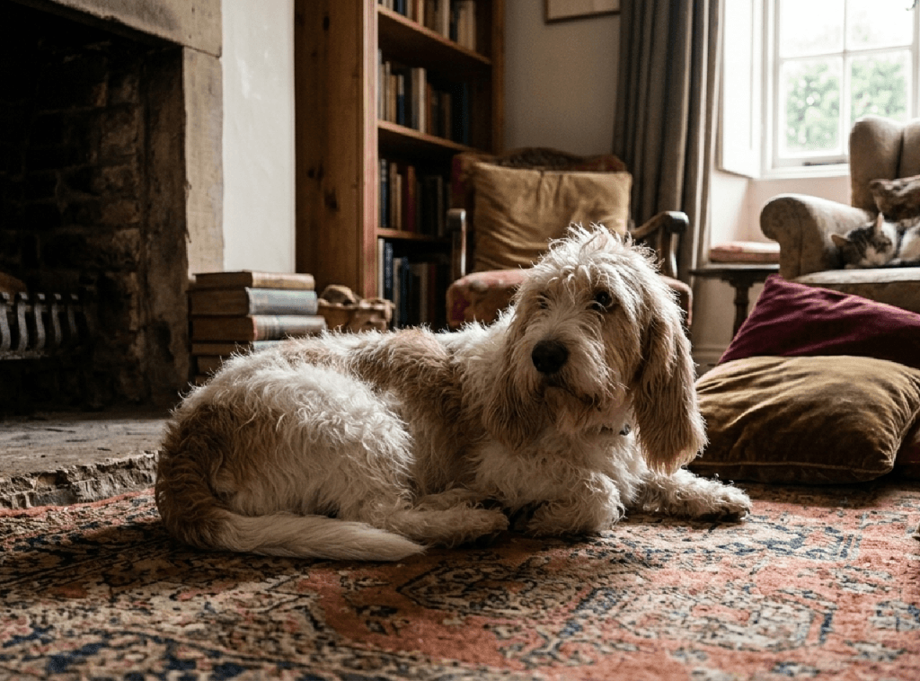 Chien : Photo d'un Petit Basset Griffon Vendéen malade