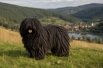 Chien : Photo d'un Puli