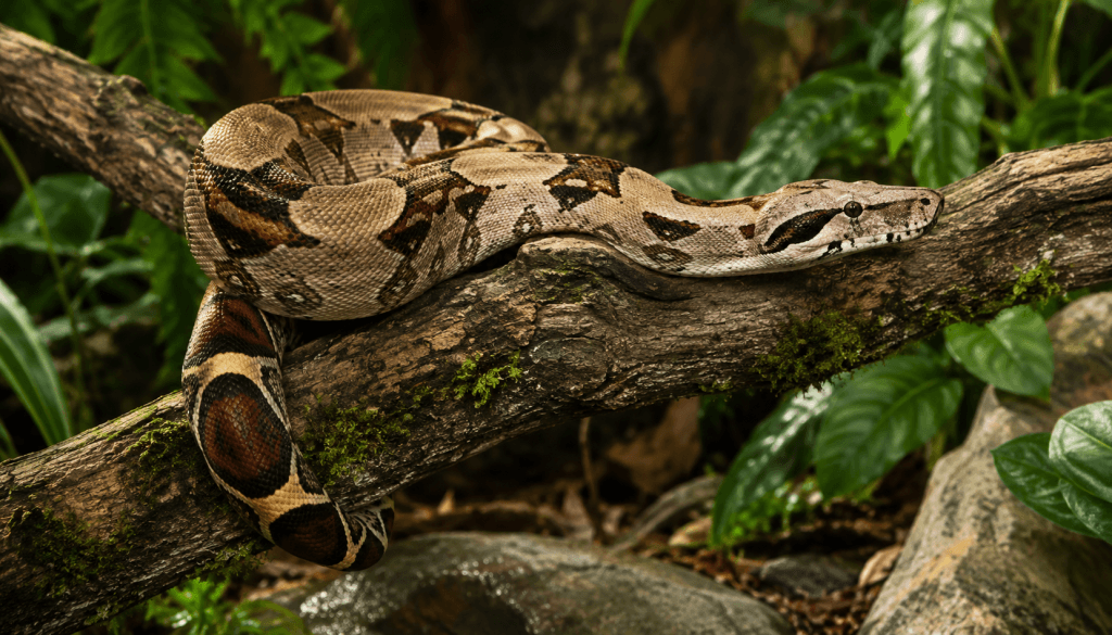 Boa Constricteur (Boa Constrictor) : Photo d'un serpent