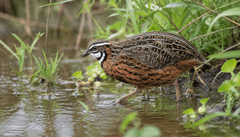 Caille Arlequin (Coturnix Delegorguei)