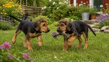 Chiot : Photo d'un Chien Courant de Schiller