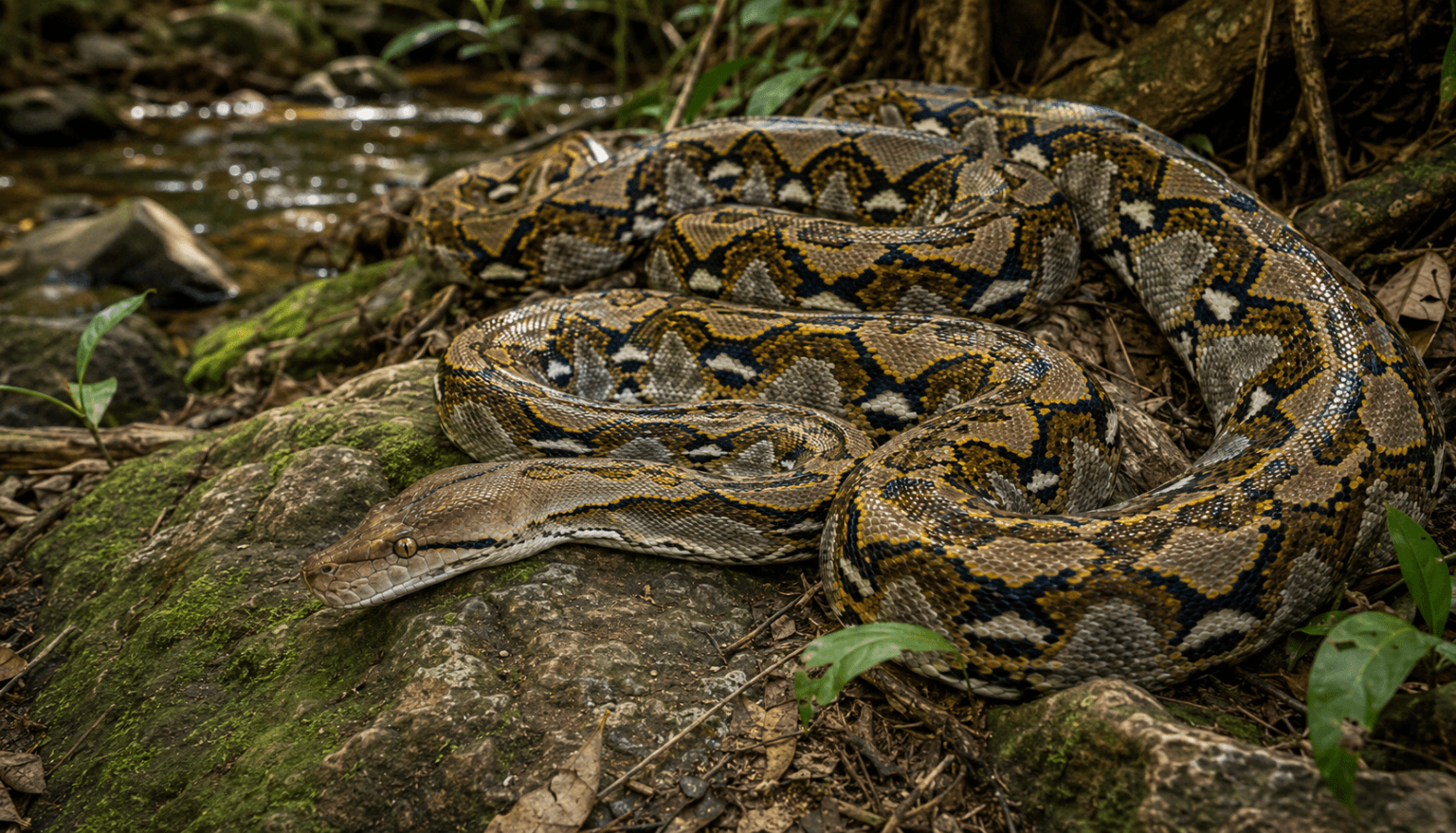 Python Réticulé (Malayopython Reticulatus) 🐍 Tout savoir sur le serpent ...