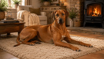 Chien : Photo d'un Rhodesian Ridgeback malade