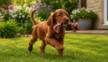 Chiot : Photo d'un Setter Irlandais Rouge