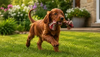 Chiot : Photo d'un Setter Irlandais Rouge